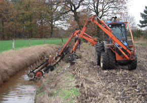 Ruimingswerken in actie